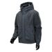 Men's Clothing Men's Fleece-Lined Winter Jacket With Hood - Stylish Loose Fit Coat For Cold Weather (Military Green, Beige, Dark Gray)_viptrois.com