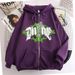 2023 New Summer Men's Zipper Hoodie Loose Couple Outfit Jacket_viptrois.com