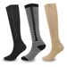 Sports pressure socks new bag toe compression zipper socks outdoor long leg stretch socks_viptrois.com