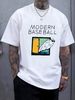 Modern Baseball Band Ghost Funny T Shirt Full Size S 5XL Versatile Streetwear Fashion Homme Stylish Summer Comfortable Stretched Breathable Unisex_viptrois.com