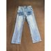 Men's Washed Lightning Denim Pants – High Street Drop-Crotch Straight Leg Baggy Jeans For Casual Streetwear (S-3xl)_viptrois.com