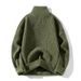 Men's Half-Zip Knit Sweater – Long Sleeve Unisex Pullover In Black/Grey/Army Green (Sizes M-3XL)_viptrois.com