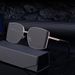New Fashion Nylon Tile Sunglasses For Women, High End Frameless Sunglasses For Women, Sun Protection And UV Protection_viptrois.com