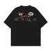 Men's Clothing Retro Style Film Like Hamburger Fries Print Summer Loose Short Sleeved Ins Unisex_viptrois.com