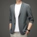 Spring And Summer New Plus Size Jacket Business Lightweight Small Blazer Casual Suit Light Mature Style Men_viptrois.com