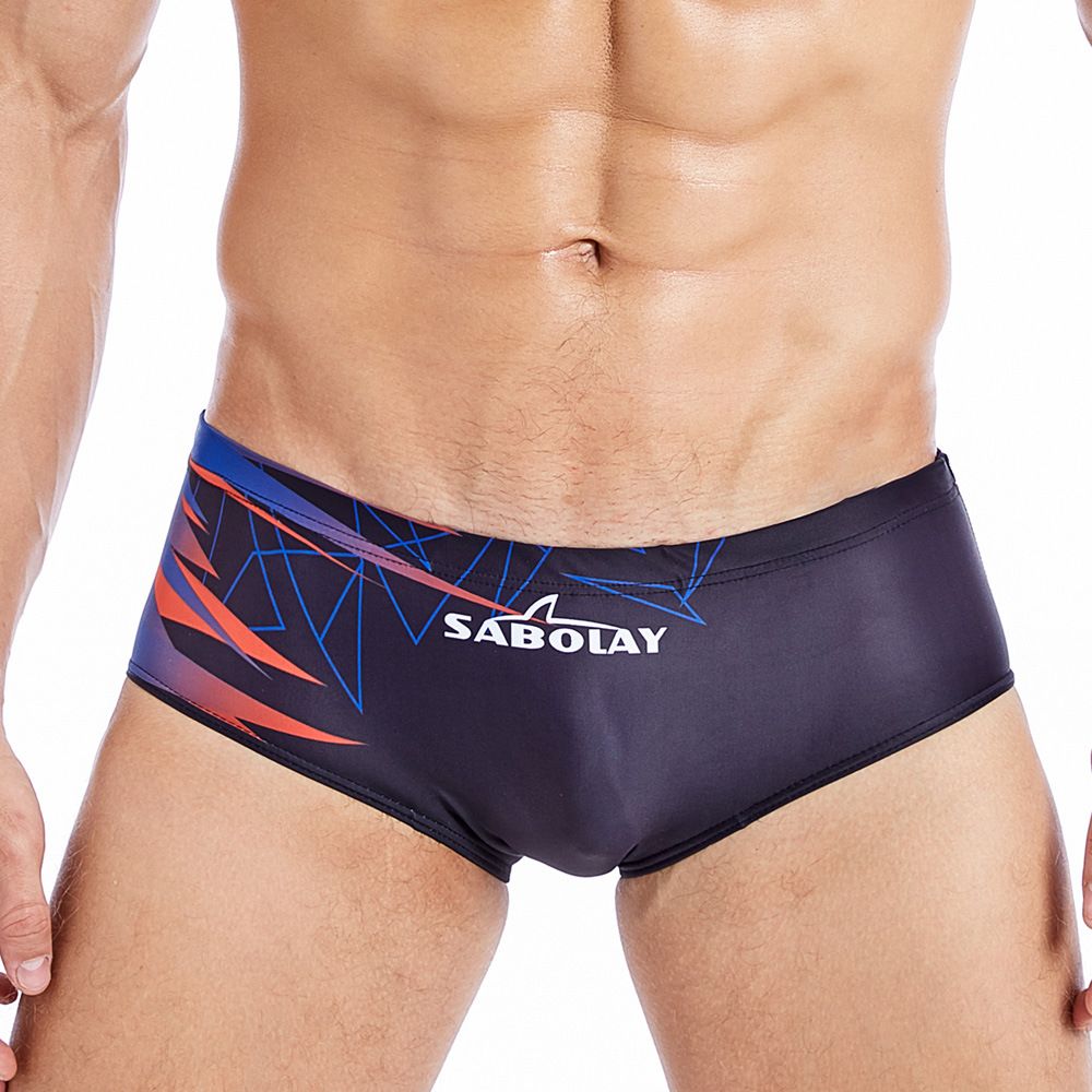 Men's Clothing Swimming Trunks Adult Surfing Beach Pants Quick Drying Printed Hot Spring Swimming Trunks_viptrois.com