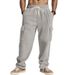 Men's Clothing Men's Heavyweight Corduroy Work Pants Retro Style Multi Pocket Loose Wide Leg Casual Trousers_viptrois.com