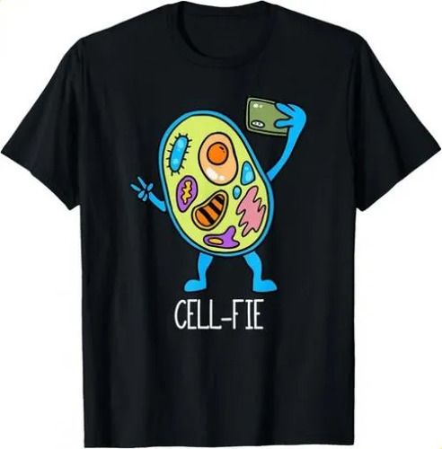 2026 T-shirtcell Fie Funny Cellfie Selfie Biology Science Teacher_viptrois.com