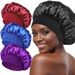 New Full Diamond Satin Sleeping Cap Wide Brim Elastic Hair Care Cap All Match Hot Diamond Chemotherapy Cap Wash And Shower Cap_viptrois.com