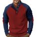 2026 Spring And Autumn New Men's Outdoor Raglan Casual Stand Collar Loose Corduroy Long Sleeve Sweatshirt_viptrois.com