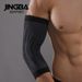 JINGBA Compression Elbow Support Brace For Men & Women - Adjustable Sports Arm Sleeve For Basketball, Weightlifting (Black/Orange/Green, M/L/XL)_viptrois.com