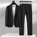 Autumn And Winter Men's Thick Suit Jacket Casual Simple Korean Version Slim Fit Formal Small Suit Suit Suit Jacket Commuting Daily Trend Handsome_viptrois.com