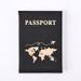 Plain Skin-feel Pu Passport Cover Passport Holder Ticket Holder Passport Passport Holder For Overseas Travel And Passport Storage Protection_viptrois.com