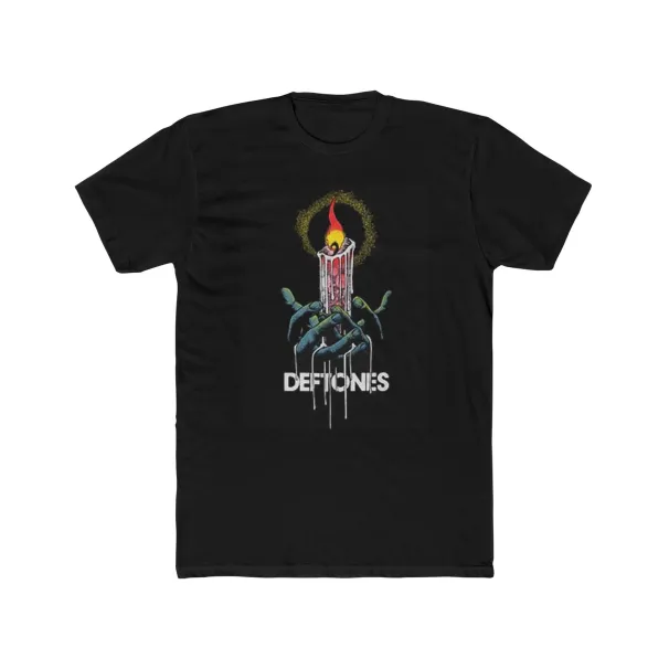 Deftones Vintage Graphic Rock Band Retro Unisex Men's Cotton Crew Tee_viptrois.com
