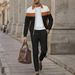 Men's Waffle-Knit Zip-Up Jacket & Pants Set - Stylish Autumn Colorblock Outfit (Breathable, Anti-Wrinkle, Multi-Pocket Design For Casual & Urban Wear)_viptrois.com