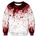 Funny Horror Digital 3D Printed Men's Crew Neck Sweater_viptrois.com