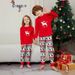Christmas Deer Alphabet Star Christmas Family suit printed home dress pajamas_viptrois.com