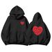Cross-border Plus-size Raglan Sleeve Fleece Hoodie For Men Women, Autumn Winter European And American Trendy Y2K Hooded_viptrois.com