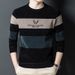 Pure 2023 Autumn Winter New Chenille Sweater Round Neck Fleece Lined Thickened Men's Warm Knitted Base Shirt_viptrois.com