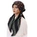 Elastic Turban Hat – Fashionable All-Match Pullover (Wave Pattern Design, Comfortable Baotou Style)_viptrois.com
