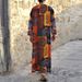 Men's Clothing Arab Robe Dubai Clothing Oman Robe Cotton Oracle Elephant Print Saudi Arabia Middle East Men's Clothing_viptrois.com