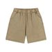 Men's Clothing Pique Cotton Wax-Dye Shorts – Vintage Washed, Relaxed Fit, Side Slit Design, Breathable Casual Basics (S-XXL, 71% Cotton, No Stretch)_viptrois.com