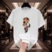 Men's Cotton Short Sleeve T-Shirt New Design Round Neck Casual Top Fashion Bear Print Tee_viptrois.com