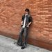 Men's Clothing Short Denim Suit Raw Edge Stitching Flared Jeans Jacket Raw Edge Trend Ins_viptrois.com