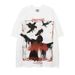 Men's Clothing Qilin Hiphop Style Cotton Dot Pull Paddle Youth Summer T Shirt Men And Women Ins Loose College Student Short Sleeves_viptrois.com