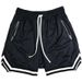 Men's Clothing fitness sports shorts men's quick-drying mesh solid color hip-hop breathable casual basketball pants_viptrois.com