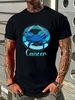 Cancer Astrology Zodiac Horoscope Sign T Shirt Comfortable Breathable Soft Homme Stretched Streetwear Fashion Casual Designer Clothes Summer_viptrois.com