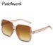 The New Trend Of Large Frame Sunglasses In Europe And The United States Wind Ladies Sunglasses Glasses Men_viptrois.com