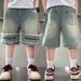 KZ88109 Denim Shorts Picture Color Princess Shorts New Children's Miscellaneous European And American Jeans_viptrois.com
