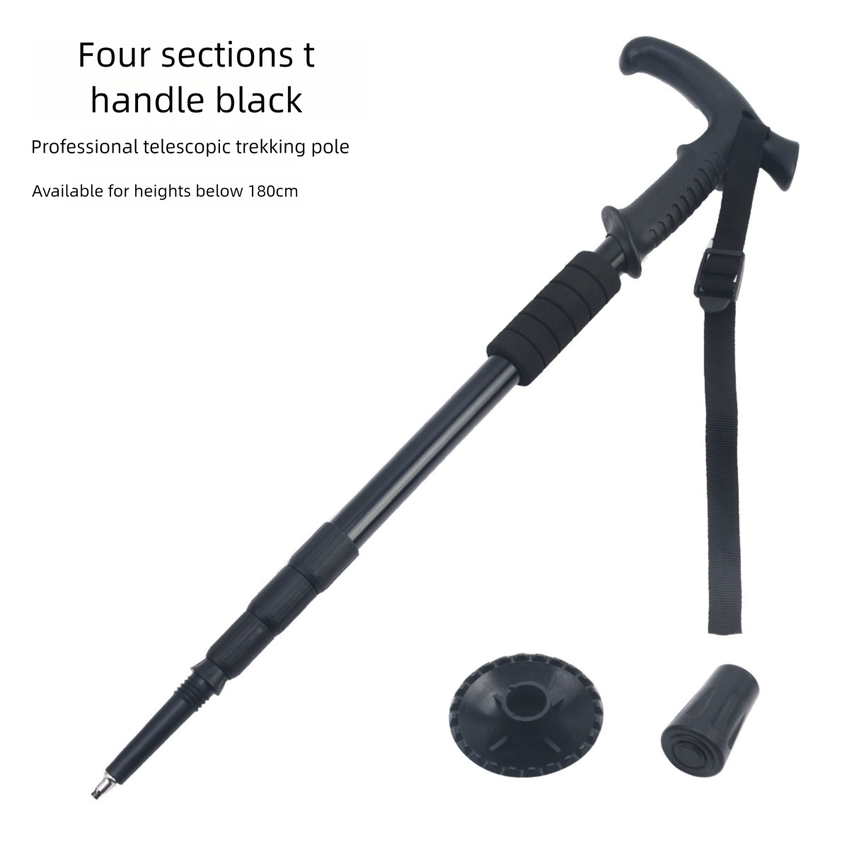 Travel Trekking Telescopic Climbing Outdoor Aluminum Alloy Hiking Poles Walking Sticks Canes_viptrois.com