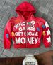 Y2K Retro Streetwear Hoodie With Foam Letter Print, Unisex Zip-Up Oversized Sweatshirt, Hip Hop Fashion, 3D Graphic Pullover_viptrois.com