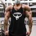 Muscle Men's Fitness Training Clothes, Cotton Vest, Thin Shoulder Strap, Bottoming Shirt, Loose And Breathable Top, Sweat-absorbing And Breathable_viptrois.com