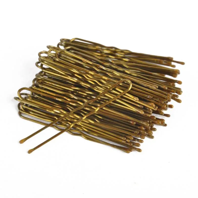 300pcs/lot/box Wavy U Shape Clip Pins Clips Styling Accessories Braided Hair Tools For Women Gold S M L_viptrois.com