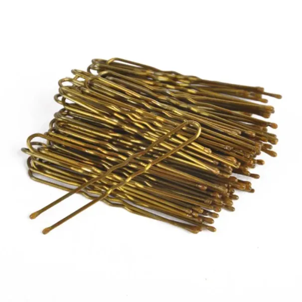 300pcs/lot/box Wavy U Shape Clip Pins Clips Styling Accessories Braided Hair Tools For Women Gold S M L_viptrois.com
