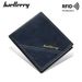 Men's Short Wallet Baellerry Retro Multi-card Open Wallet RFID Simple Wallet_viptrois.com