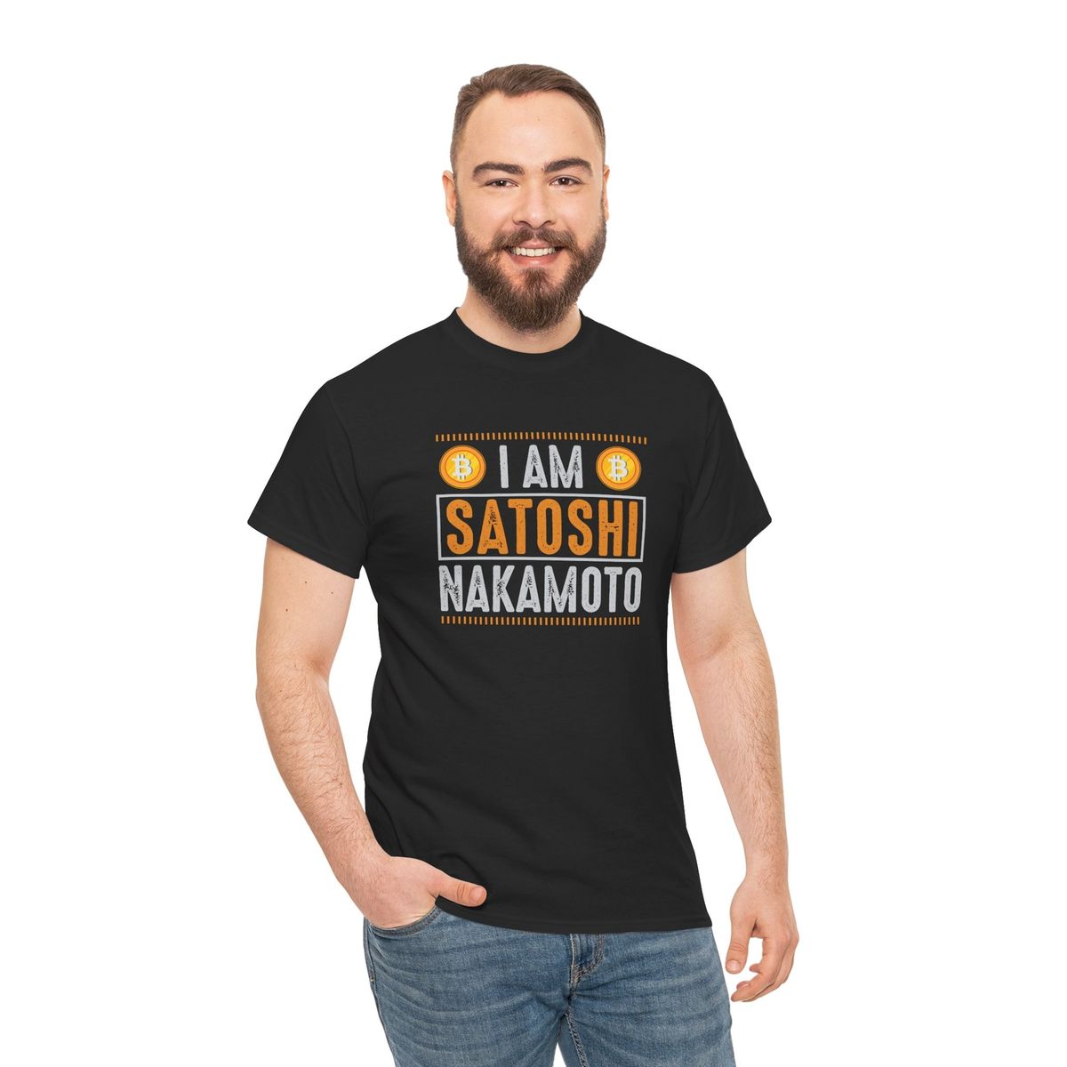 Bullish On Bitcoin T-Shirt Mens Womens Tees Top – Funny Crypto Investor Blockchain BTC Tee_viptrois.com