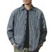 Men's Clothing Long Sleeve Japanese Loose Large Size Denim Shirt Men's Spring And Autumn Thin Jacket Men's Trend_viptrois.com
