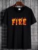 Funny Fire And Ice Costume Halloween 2024 Family Matching T-Shirt Female Stretched Casual Versatile Designer Clothes Breathable Print Round Neck Short Sleeve Stylish Summer Women Unisex Comfortable Fashion T-Shirt For Women Casual Slightly_viptrois.com