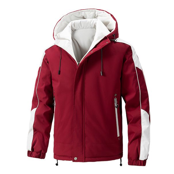 Men's Clothing Double Sided Cotton Coat Men's Autumn And Winter Thick Cotton Jacket Trendy Men's Lambskin Coat_viptrois.com