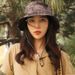 Fisherman Hat Women Summer Mountain Series Beni Hat Foldable Storage Outdoor Camping Hat Hiking Leisure Outdoor Basin Hat_viptrois.com