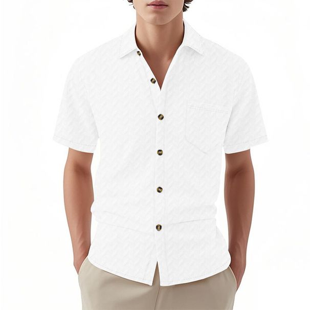 Foreign Trade European And American Casual 2026 Summer New Cross-Border Men's Slim Fit Breathable Polo Shirts_viptrois.com