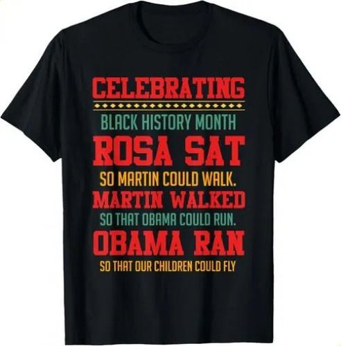 T-shirtcelebrating Black History Month_ 2026 Inspirational Power_viptrois.com