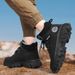 Men's Winter High-Top Casual Sneakers Fashionable Slip-Resistant Warm Lined Shoes With Cushion Comfort_viptrois.com