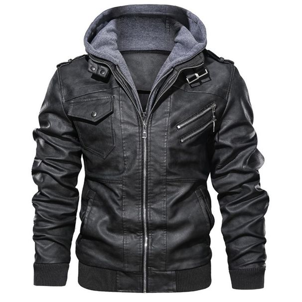 Spring And Autumn Pu Leather Jacket Men's Locomotive Versatile Handsome Jacket Reflective Retro Casual Romantic Jacket_viptrois.com
