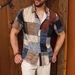 Men's 3D Print Short Sleeve Hawaiian Shirt - Breathable Stretch Fabric Resort Casual Shirt With Relaxed Fit_viptrois.com