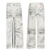 Men's Clothing High Street Style Distressed Denim Jeans Wide Leg Floor Length Slightly Flared Slimming Clean Fit Trendy Niche Design For Men And Women_viptrois.com